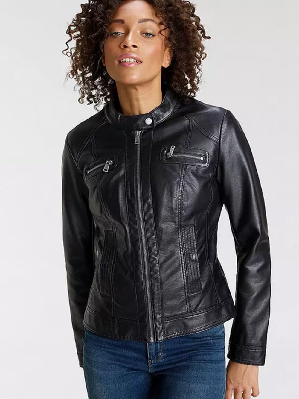 ONLY Faux Leather Jacket *** EUC